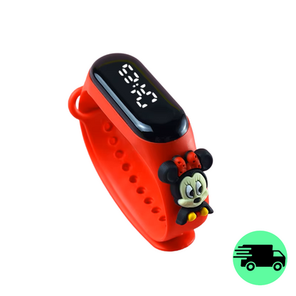 LED Touch Kinderhorloge - Mickey/Mini/Spider Man