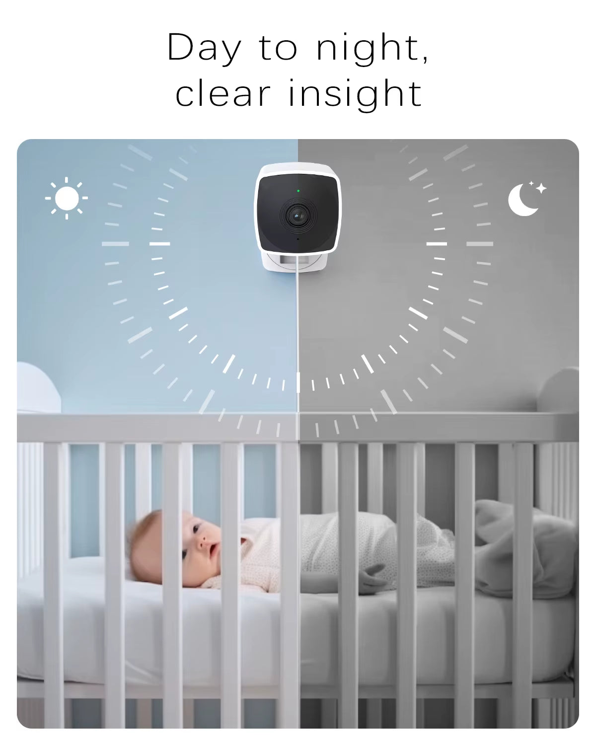 5/2.4GHz Wifi Baby & Huisdier Camera – Slimme 2K Beveiliging voor Thuis