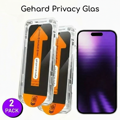 2 Stuks Privacy Gehard Glas Screen Protector – Volledige Bescherming voor iPhone
