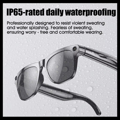 AI Smart Glasses / Action camera – Bluetooth, Voice Assistant, Navigatie