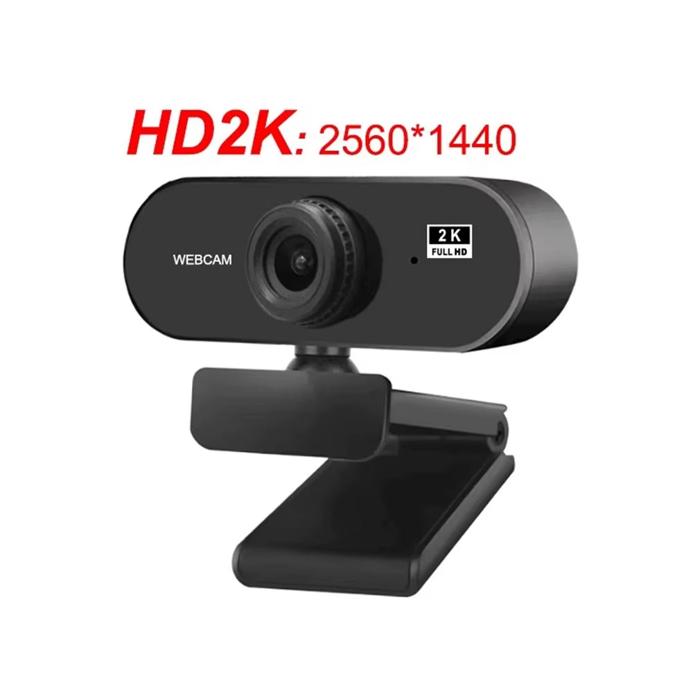 2K/1080P/720P/480P HD Webcam – Mini USB Camera voor Laptop & Desktop