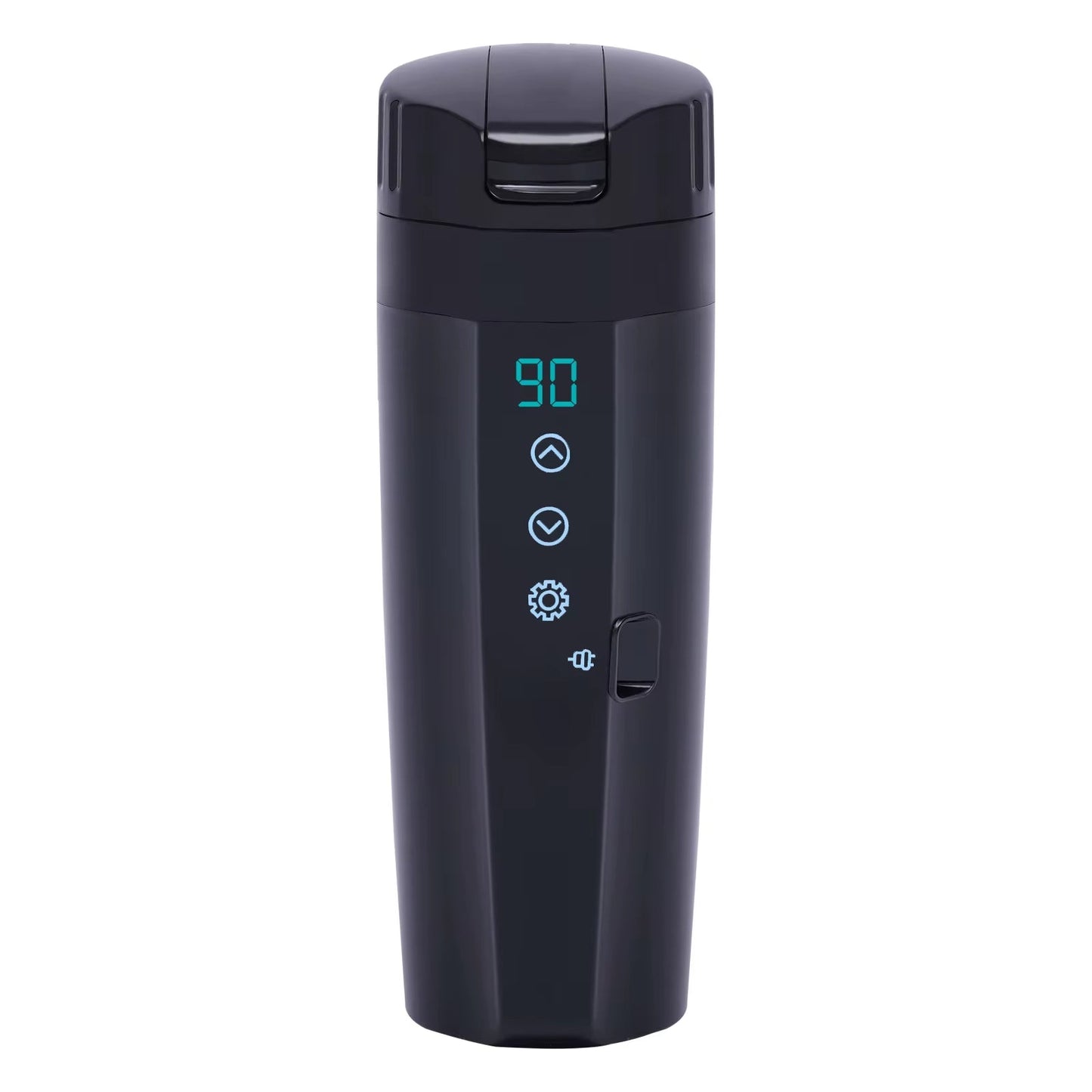 12V/24V Elektrische Thermoskan voor Auto – 350 ml met Digitale Temperatuurdisplay