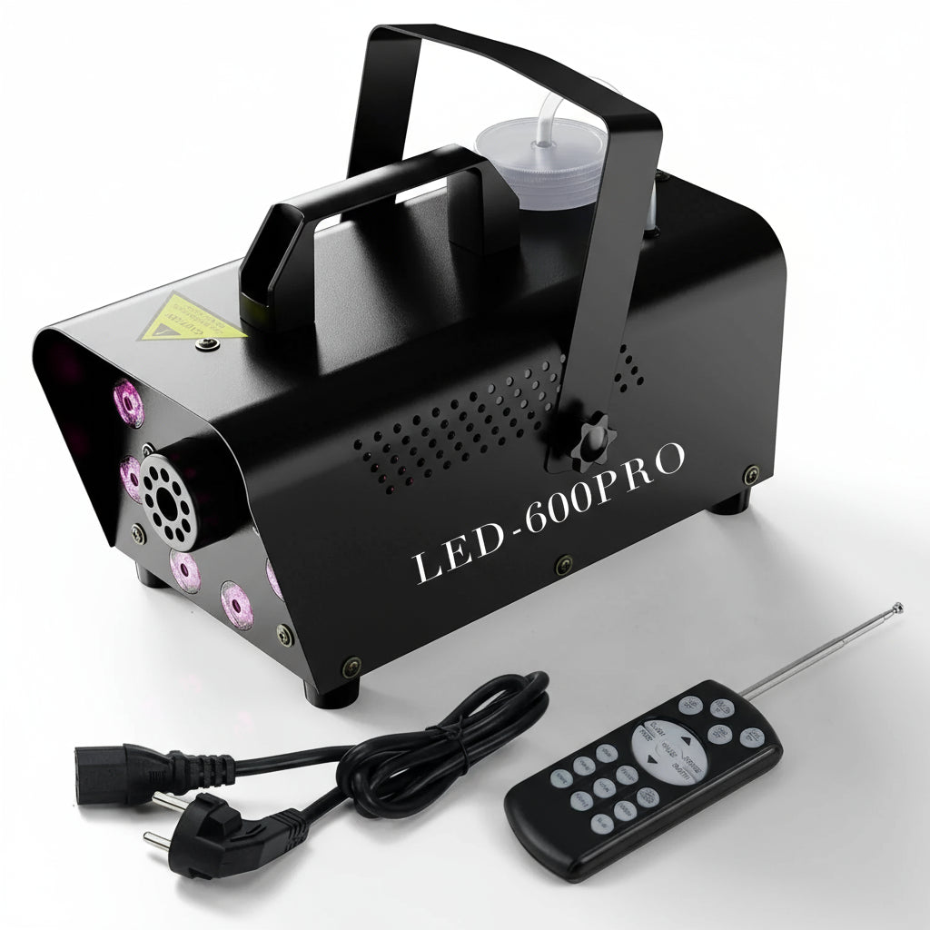 LED-600PRO Rookmachine met Afstandsbediening