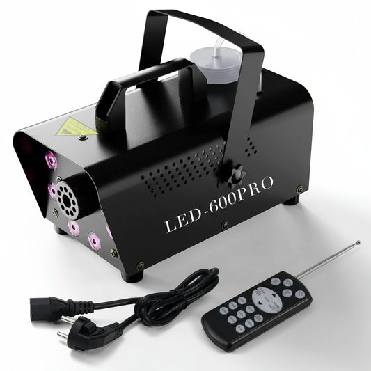 LED-600PRO Rookmachine met Afstandsbediening
