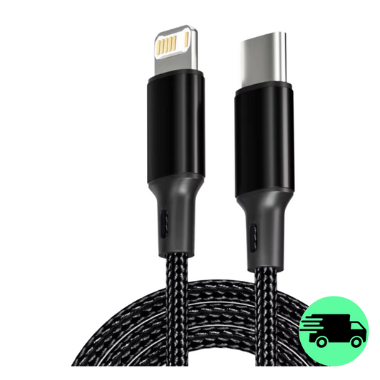 PD 30W Oplaadkabel voor iPhone – USB-C naar Lightning (2M)