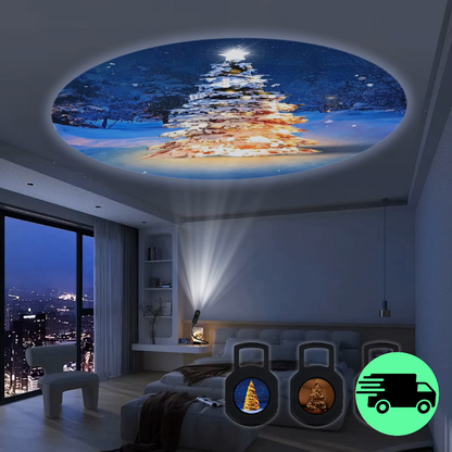 Kerstboom Projectielicht